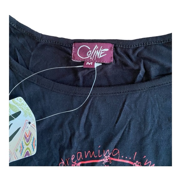 Ladies dream catcher short sleeve black tee size medium NWT - Picture 9 of 9